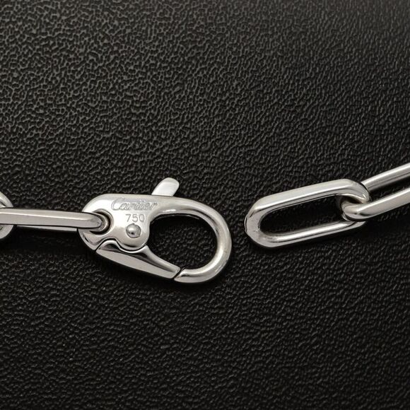 Cartier Santos Dumont Bracelet /18K White Gold/750-19.9g/white Gold /next Day - Picture 6 of 10